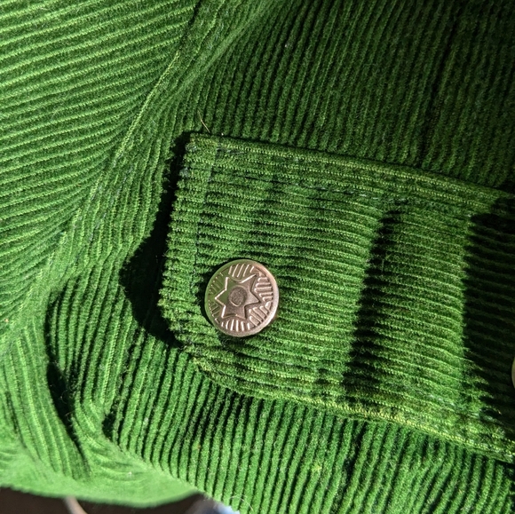 Cuesta Blanca Green Corduroy Jacket - Picture 8 of 9
